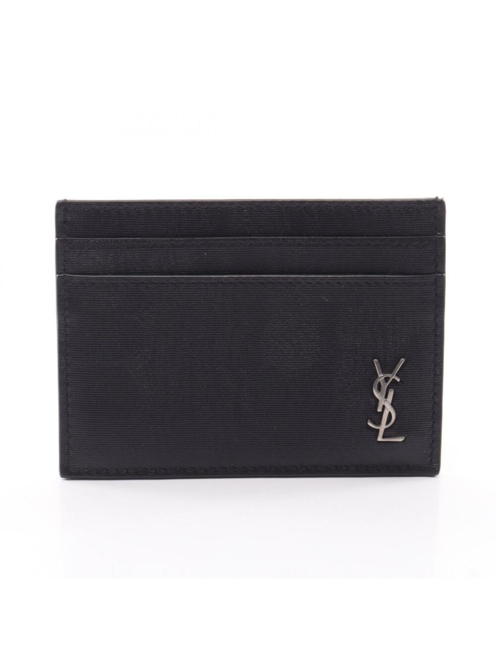Saint Laurent Paris Card Case Tiny Cassandra Leather